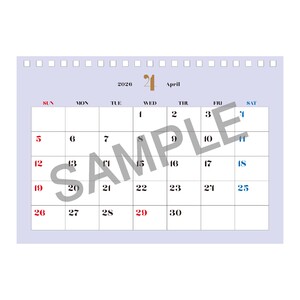 2026-2027_B6卓上カレンダー